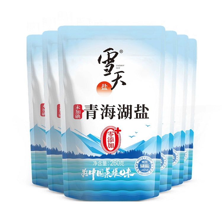 青海雪天无碘湖盐260g