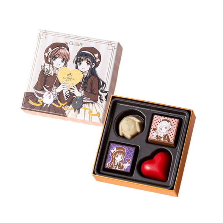 GODIVA 百变小樱 联名什锦巧克力小盒 4粒装 1 盒
