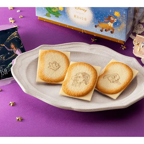 Get TOKYO BANANA x DISNEY Wish Sandwich Cheese Biscuits, 12 PCs