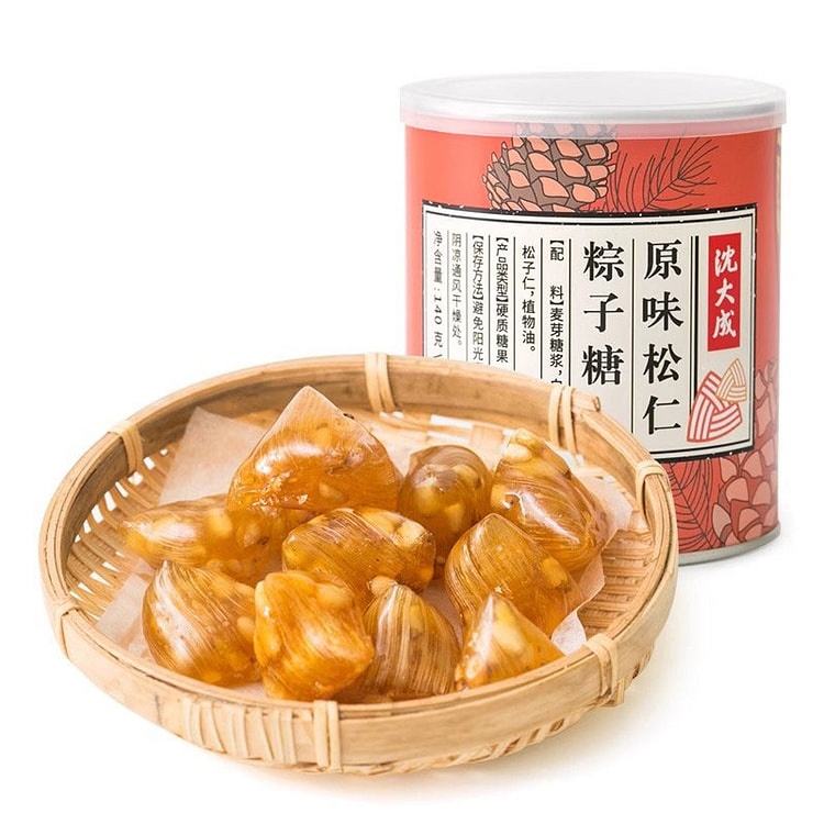 【美国直邮】沈大成 原味松仁粽子糖 麦芽糖