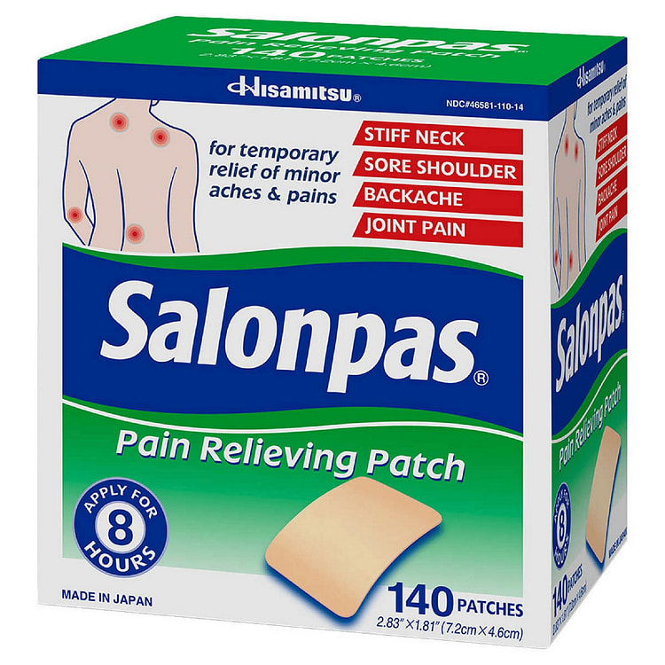Salonpas 撒隆巴斯 镇痛贴 140 片 1 盒