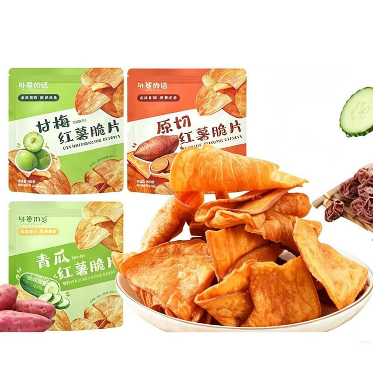 外婆的话 甘梅红薯脆片 306 克 * 1包 306 克