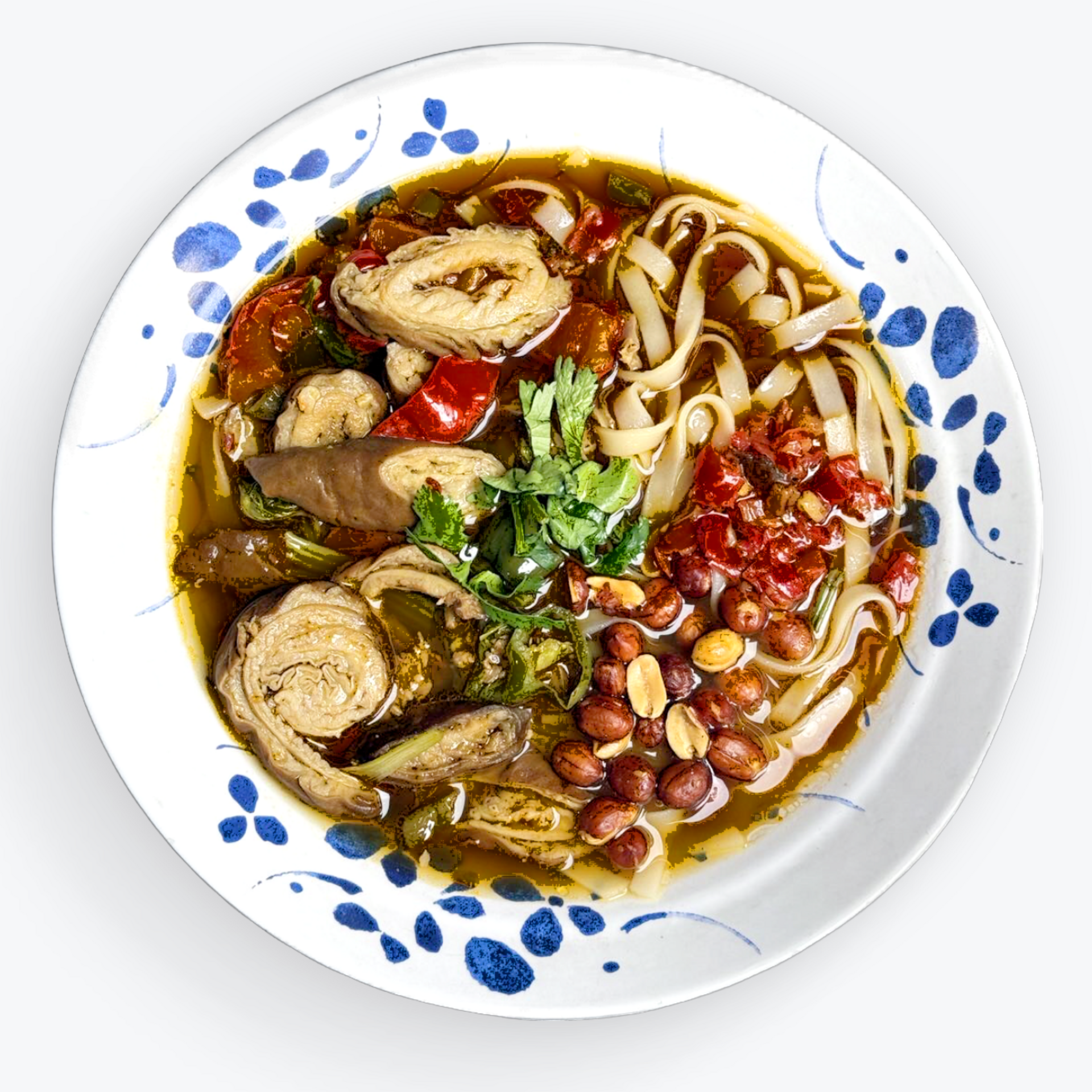 Spicy Pork Intestines Flat Rice Noodle Soup 750 g