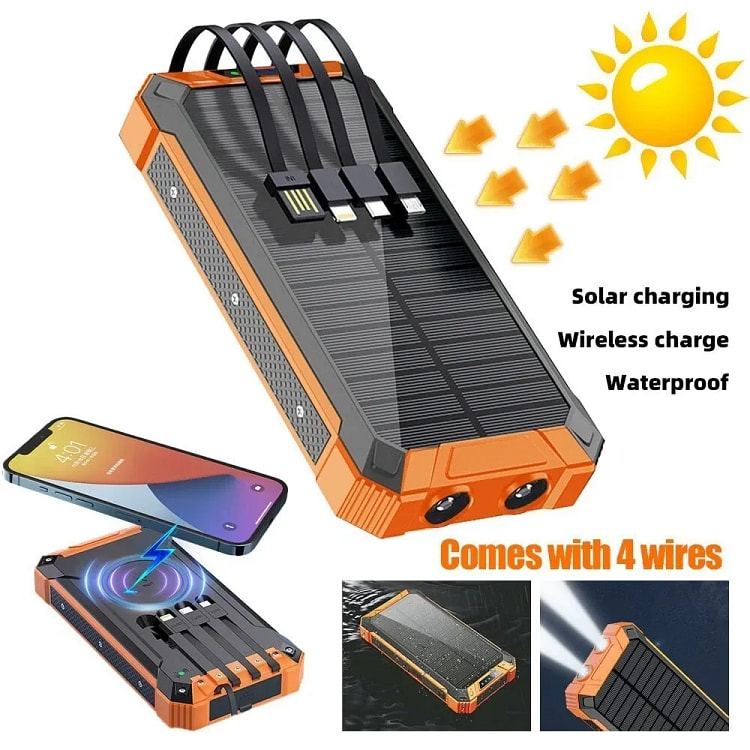 超大容量 60000mAh 4 口 USB 移动电 1 包