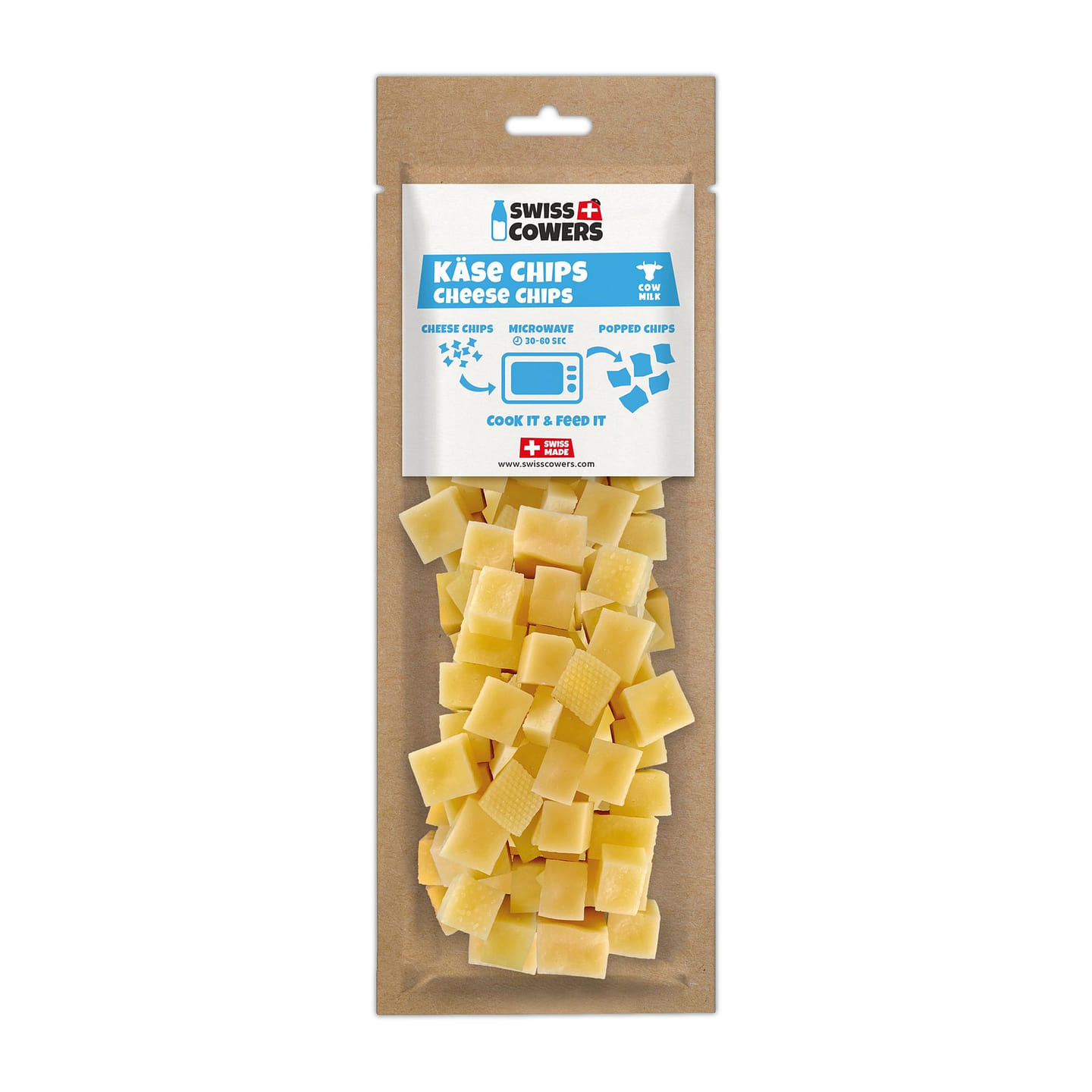 Swisscowers Cheese Chips for Dogs 80 グラム