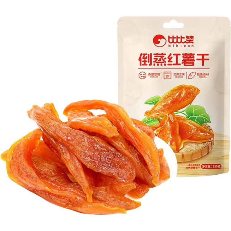 比比赞 倒蒸红薯干 250g*1袋