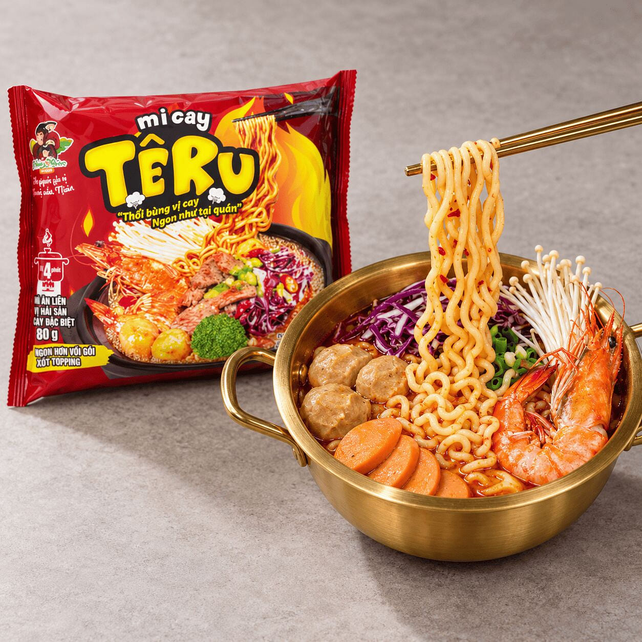 TERU SPICY NOODLES – BA NHAN VLOG 133 g