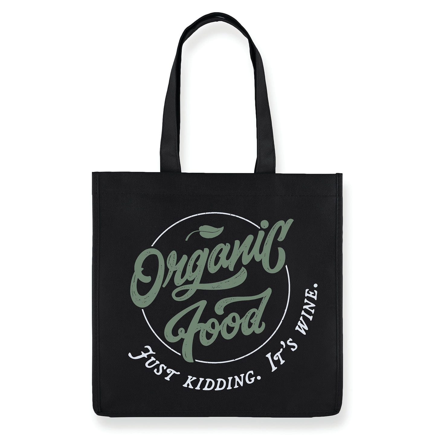 Organic Food 6 Bottle Non-Woven Tote 1 개