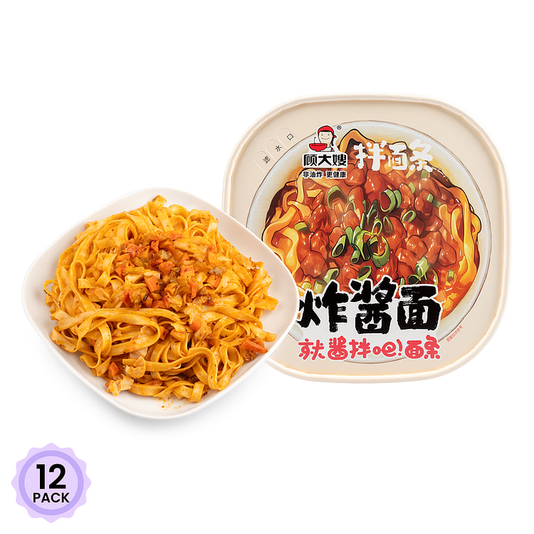 顾大嫂 拌面条 炸酱面 136 克*12 包