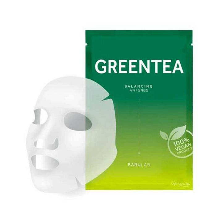 Barulab Green tea Balancing Mask1pc(SPECIAL PRICE) 1 each