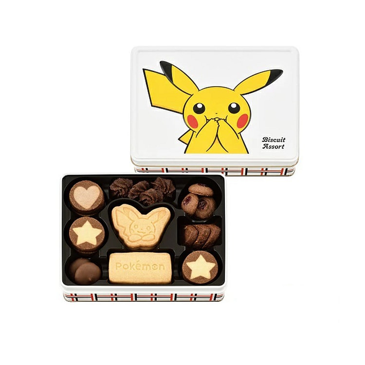 日本 宝可梦 联名 数量限定 皮卡丘饼干礼盒 110 克