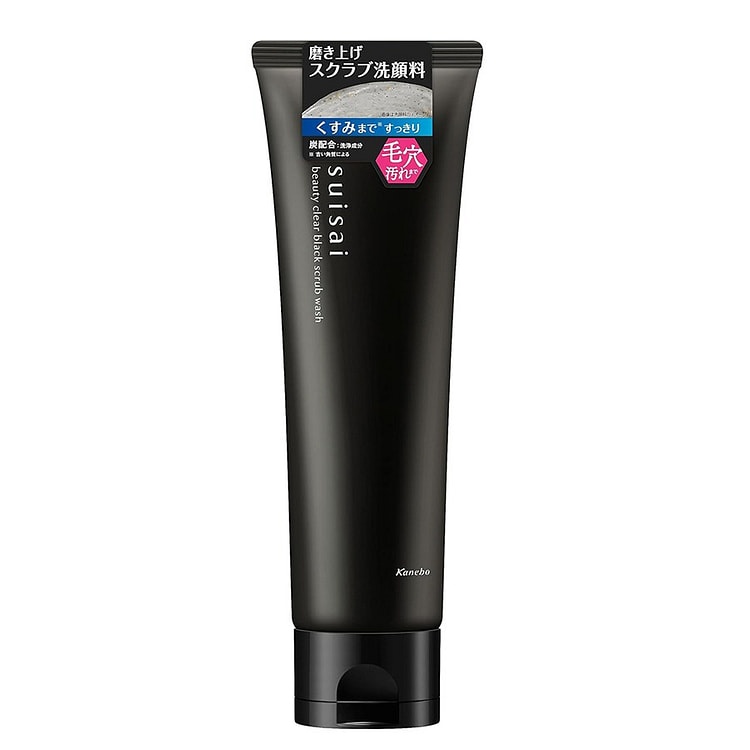 Suisai Pore Clarifying Black Scrub Face Wash 130 g