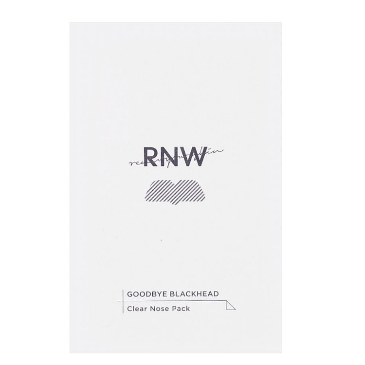 韩国 RNW 两步骤去黑头鼻贴 清洁收毛孔鼻贴 5 包