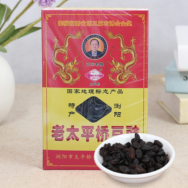 浏阳蒸菜调料太平桥豆豉干1包*200g