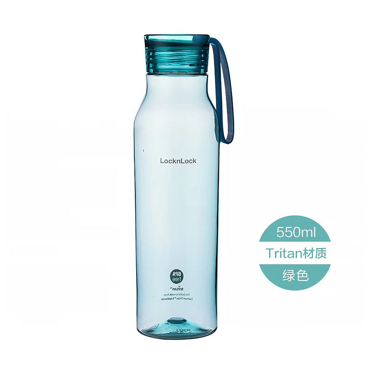 乐扣乐扣 夏季水杯Tritan  550ml绿色款 1 瓶