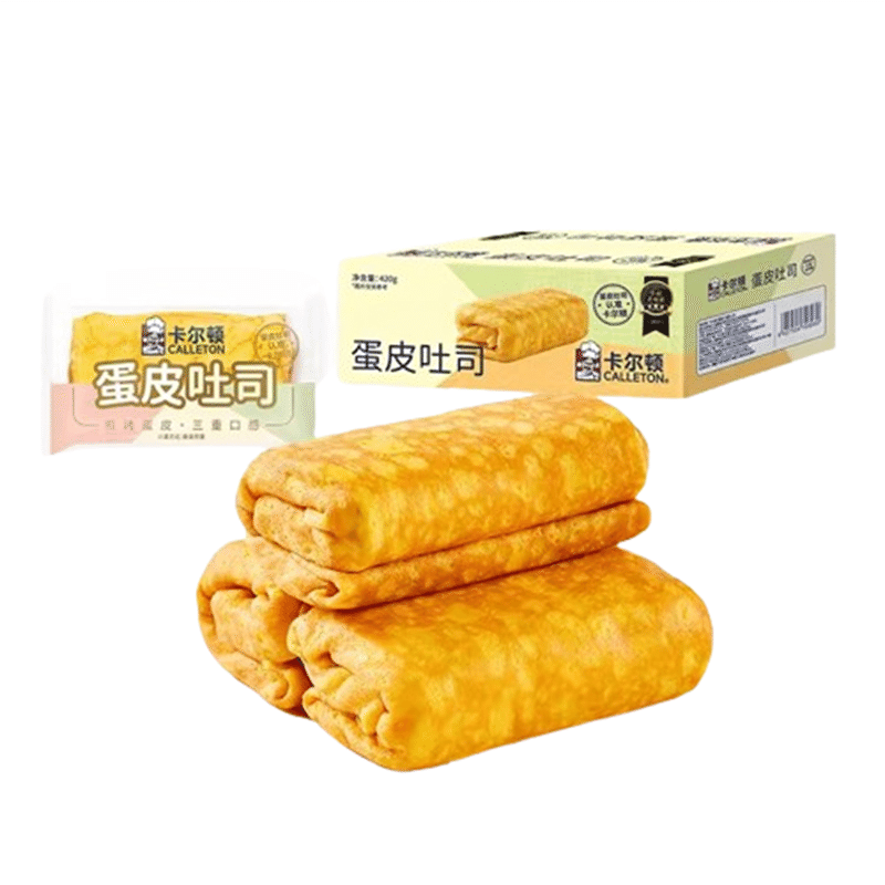 Carlton Egg Crust Toast 420g Small Bread Breakfast Food Sandwich Pastry 420 g