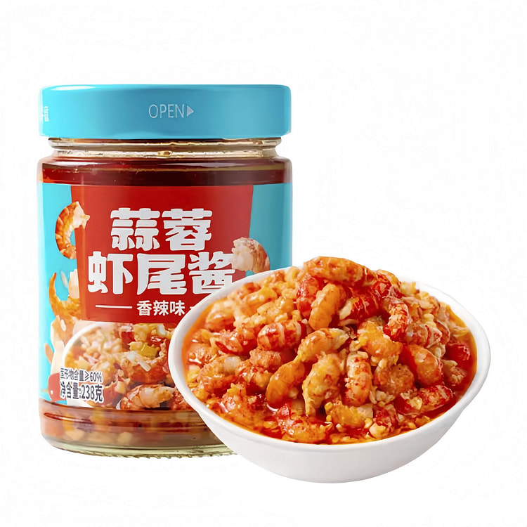 蒜蓉虾尾酱（0防腐）238g*1瓶 238 克