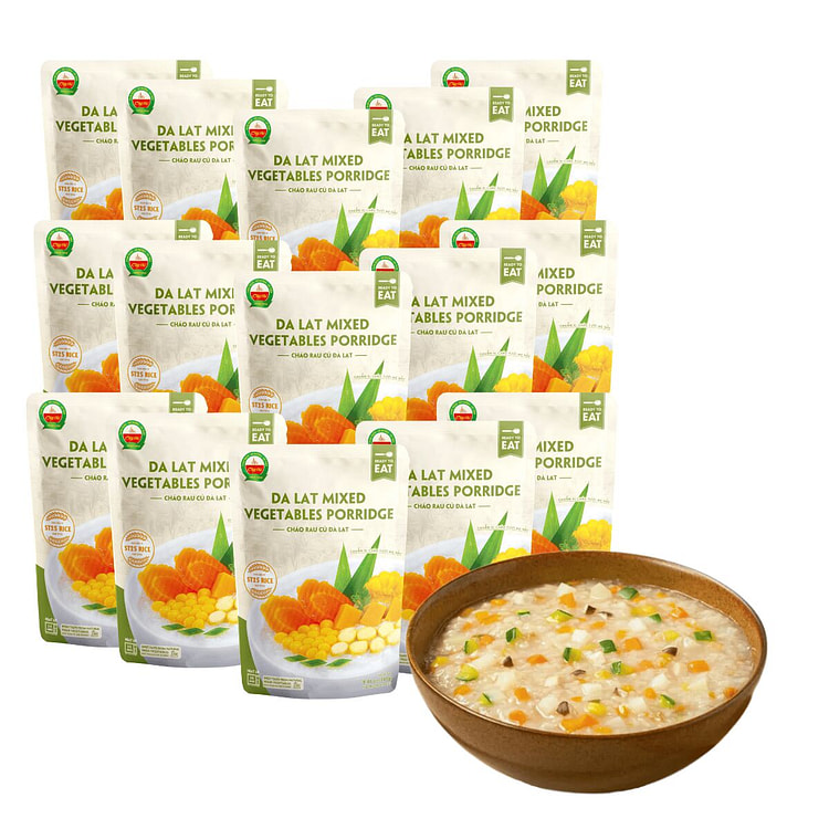 Cay thi Mixed Vegetables Porridge-8.48oz x15 packs 1 count