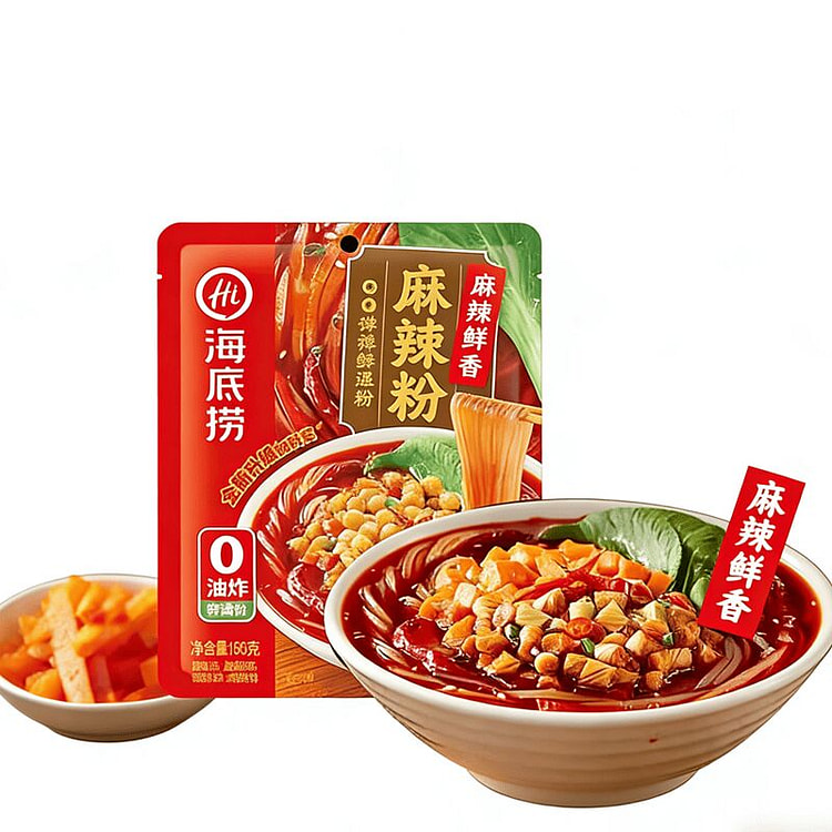 海底捞麻辣粉 酸辣粉 红薯粉丝 马铃薯粉条 方便速 155 克
