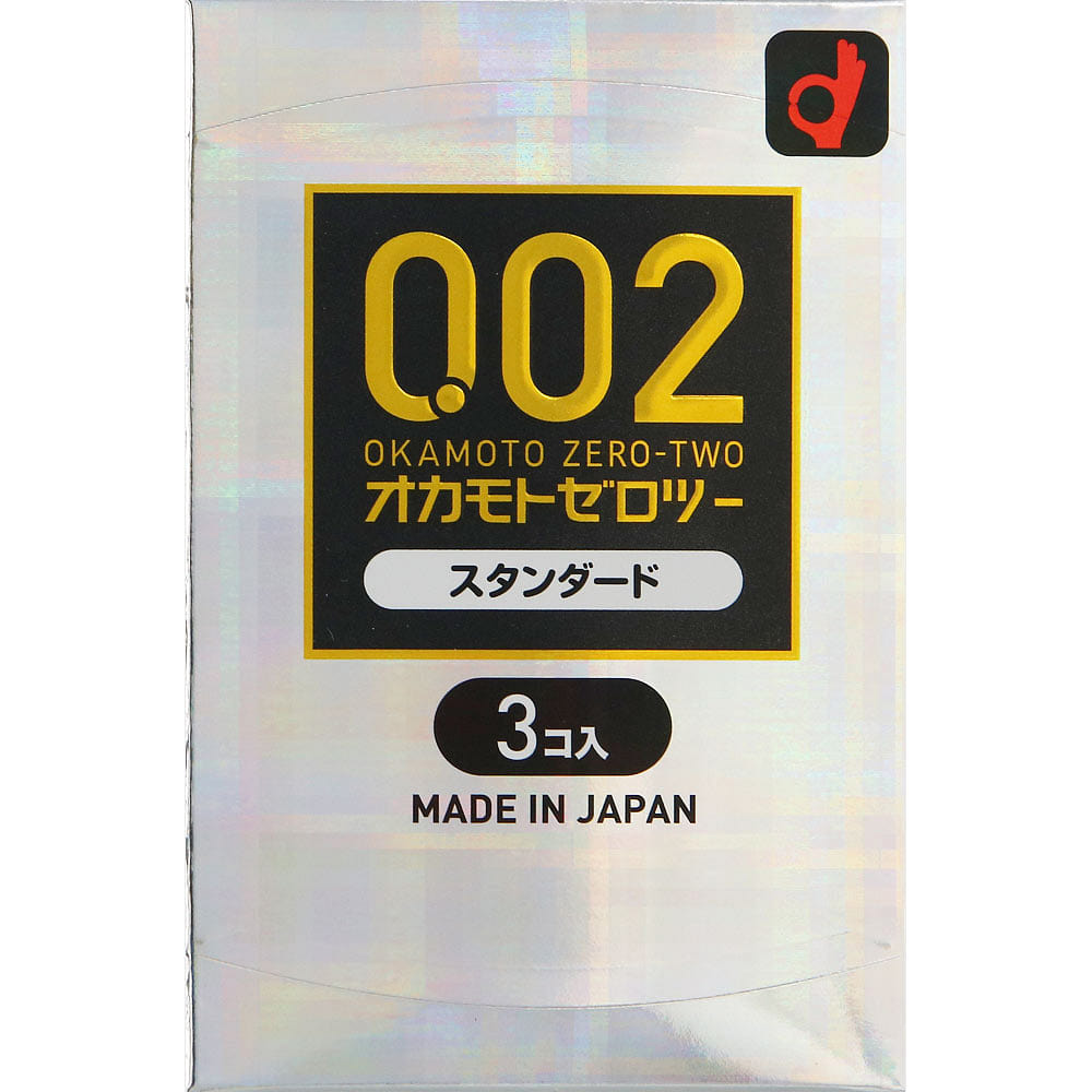 Okamoto Zero-Two Standard Condom 3pcs 1 each