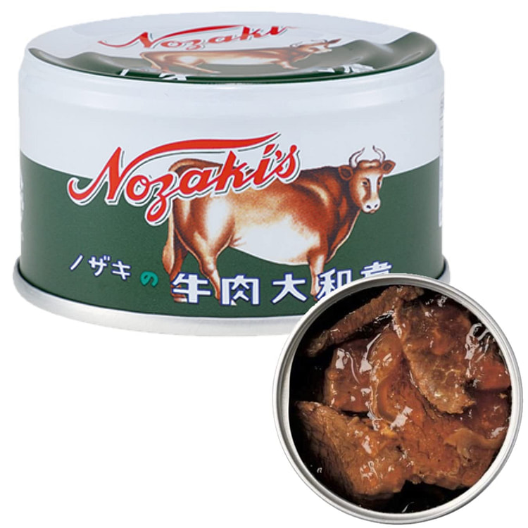 Canned Beef Food Soy Sauce Sugar Meat NOZAKI 87g 1 each