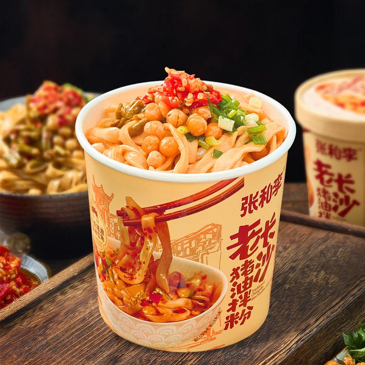 张和李老长沙猪油拌粉免煮速食115g*1桶