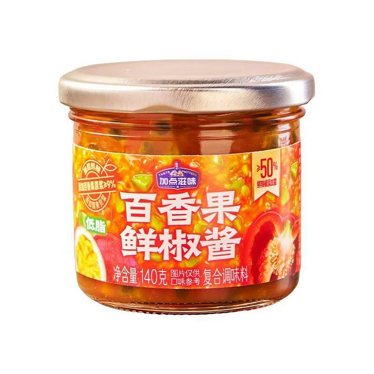 加点滋味 百香果鲜椒酱 拌面下饭酱140g*1瓶 140 克