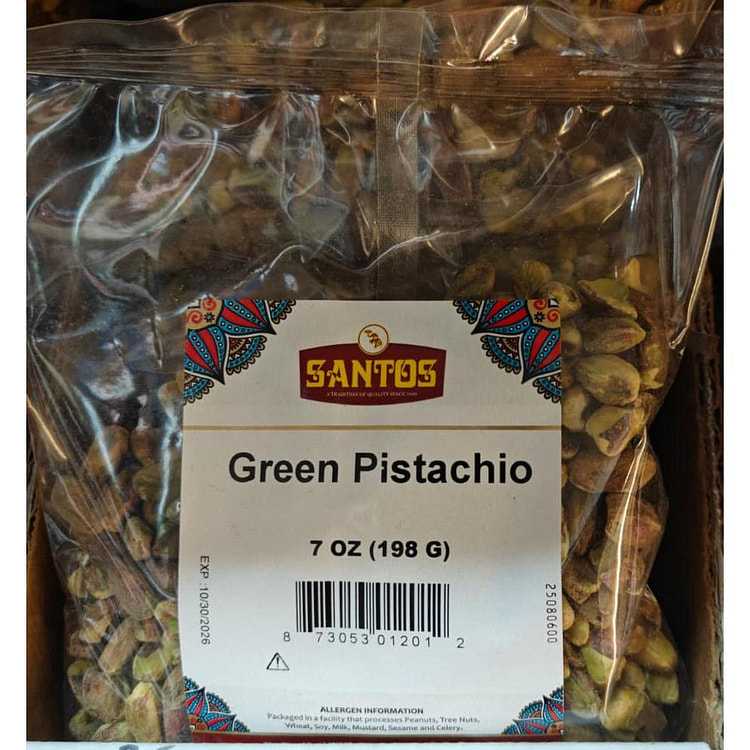 Santos Green Pistachio 7 oz