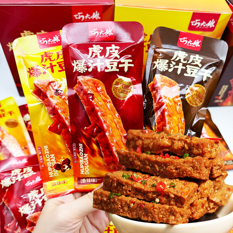 巧大娘 虎皮爆汁豆干 香辣味