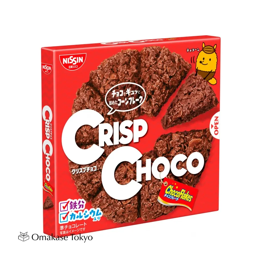 Nissin Crisp Choco Chocolate Cornflakes Snack (Pack of 3) 190 g