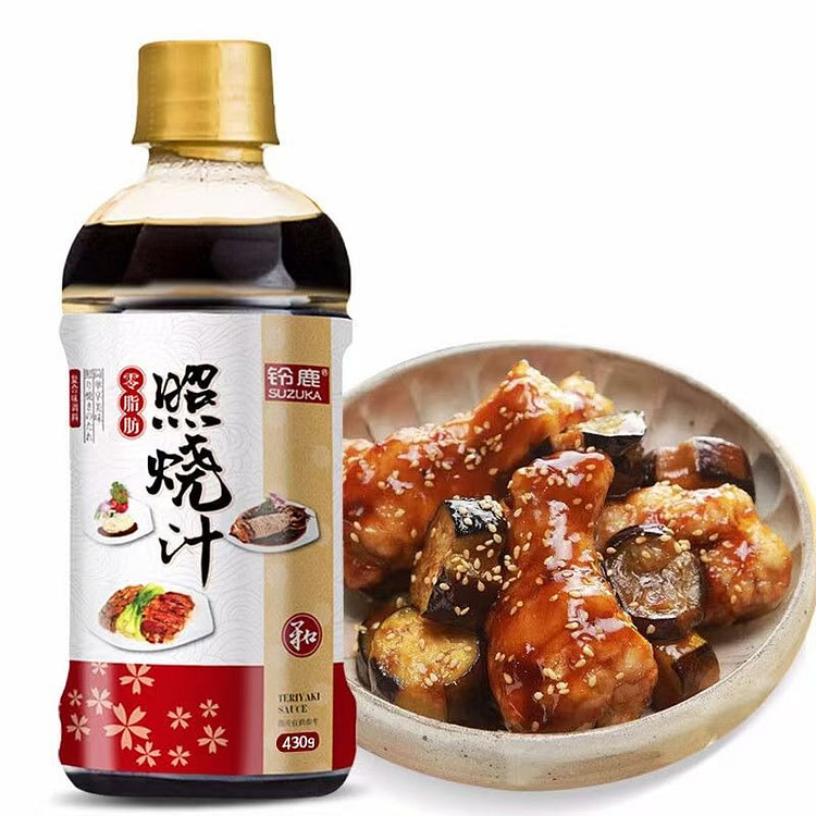 铃鹿日式0脂肪照烧汁430g*1瓶 猪扒鳗鱼饭汁