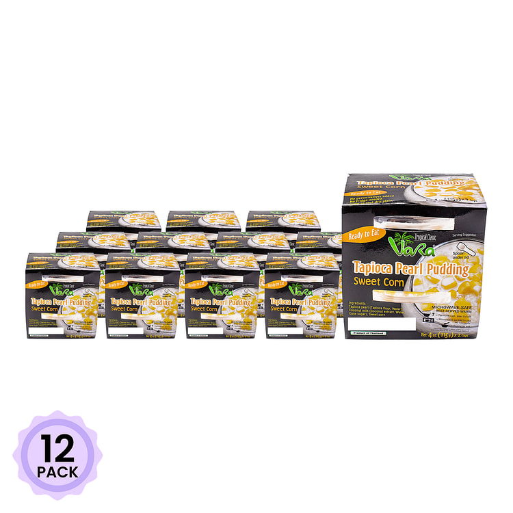 Vara Foods 甜玉米珍珠布丁 2杯 115 克*12 包
