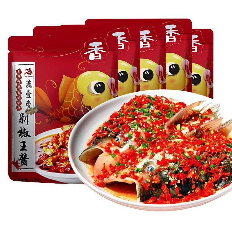 燕壹壹剁椒王酱 剁椒鱼头调料拌饭拌面酱1袋 120 克