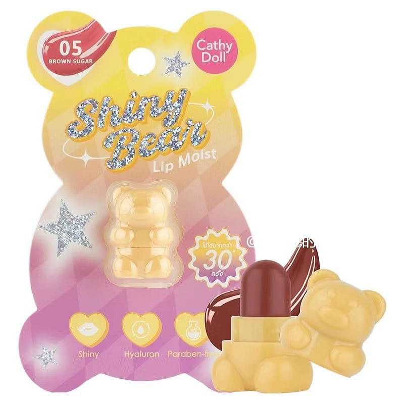 Cute Bear Lip Balm Lipstick -05 Brown Sugar 1Pc 1.1 g