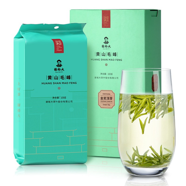 谢裕大 黄山毛峰 金奖顶芽 明前特级 1盒 100 克