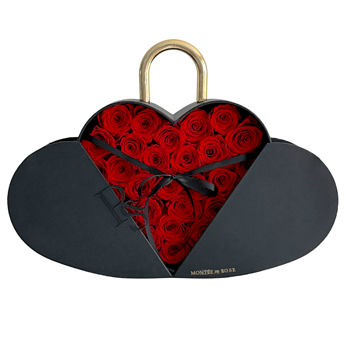 Lock of the Heart in Black Red 1 each