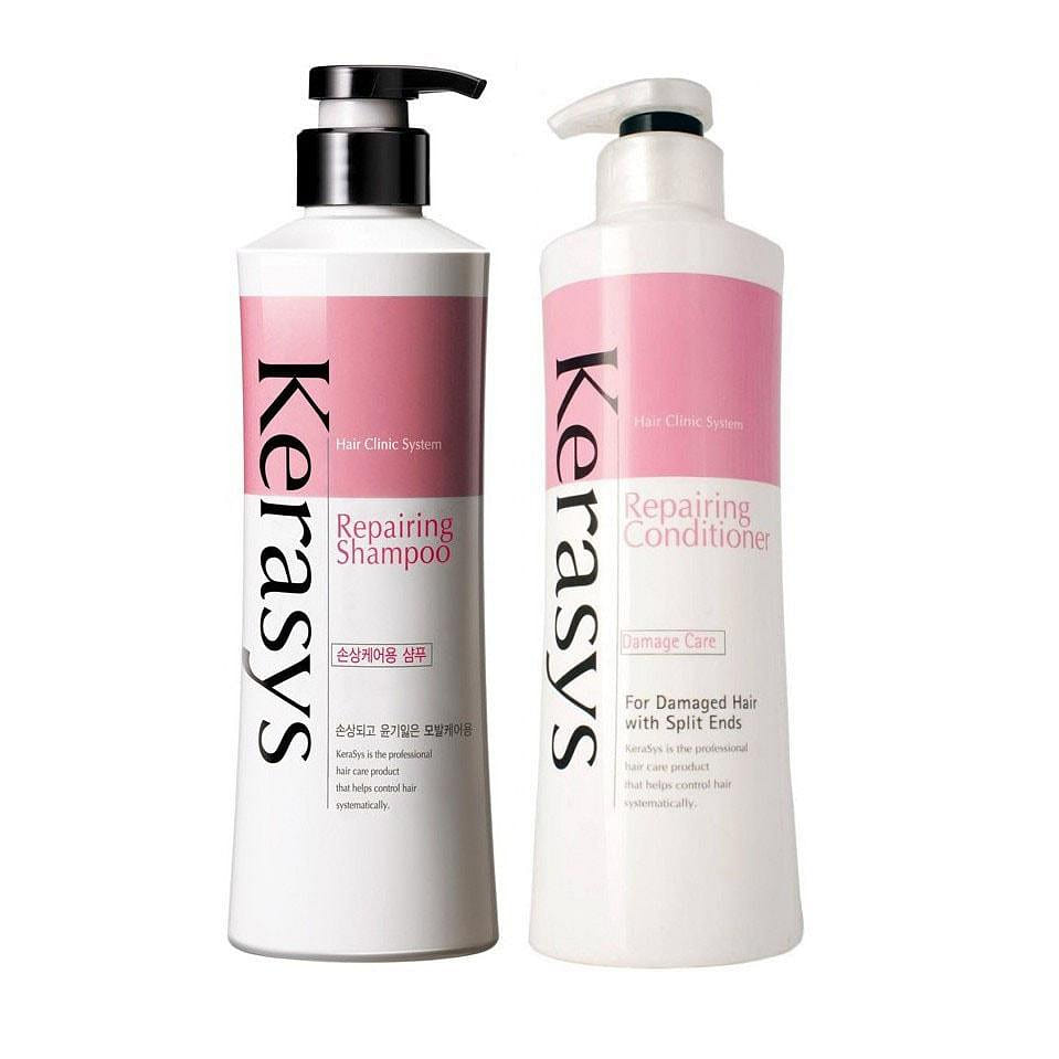 Kerasys Repairing Damage Care Set Shampoo + Conditioner (600ml+600ml) 2 bottle