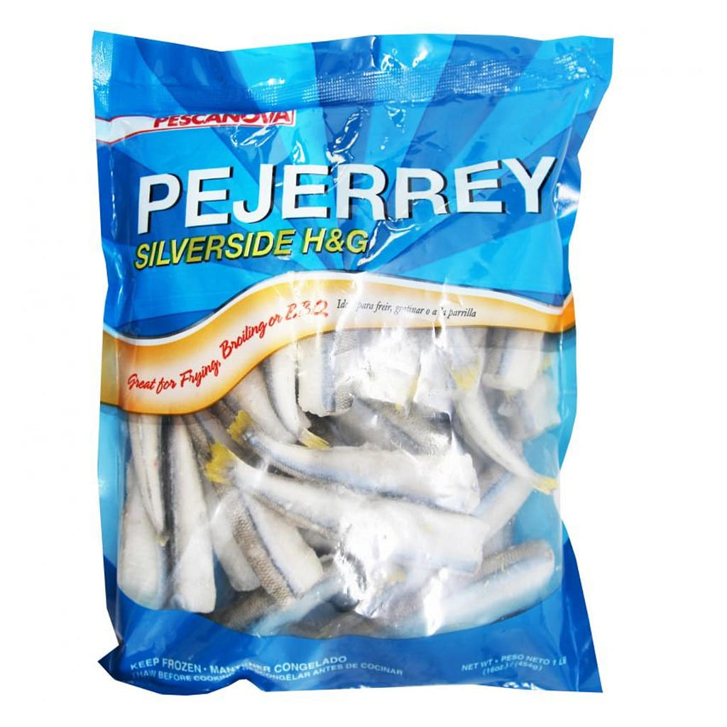 PEJERRY Silverside H&G Trimmed Smelt, Frozen 1 lb