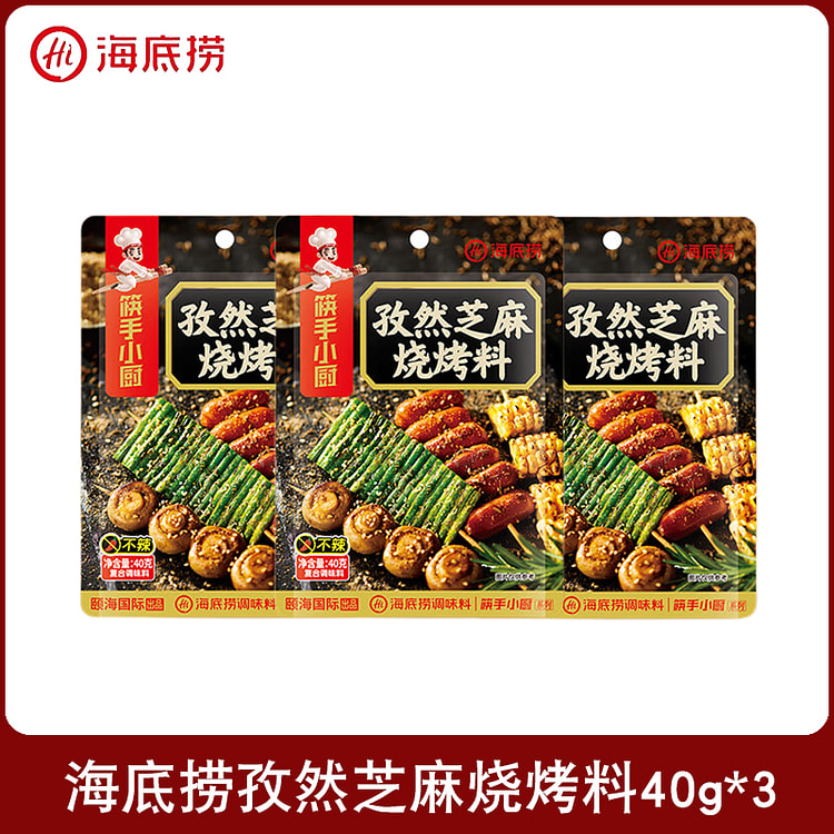 BBQ Seasoning Sesame Cumin Sprinkling 40g * 3 bags