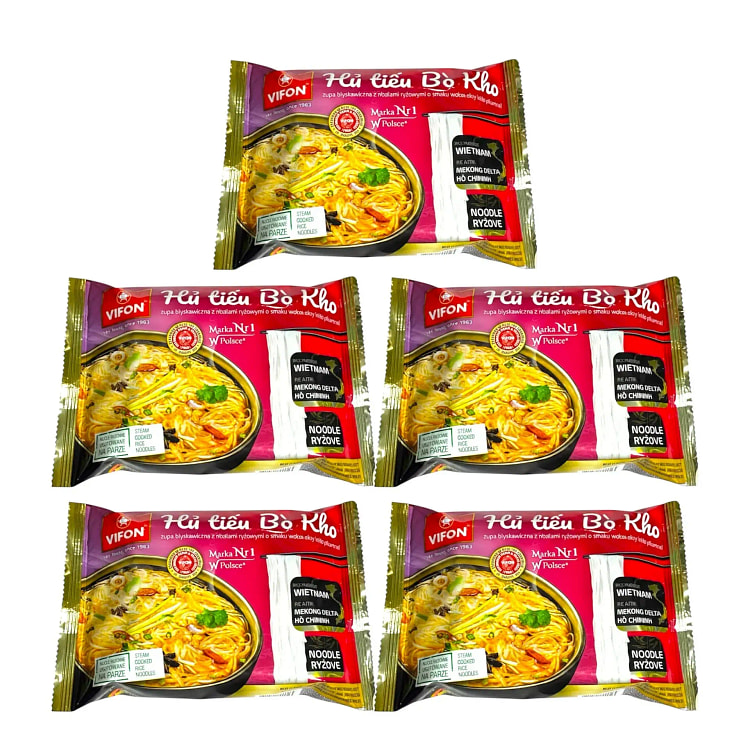 [Vifon] 越南炖牛肉味米粉 65 克*5 包