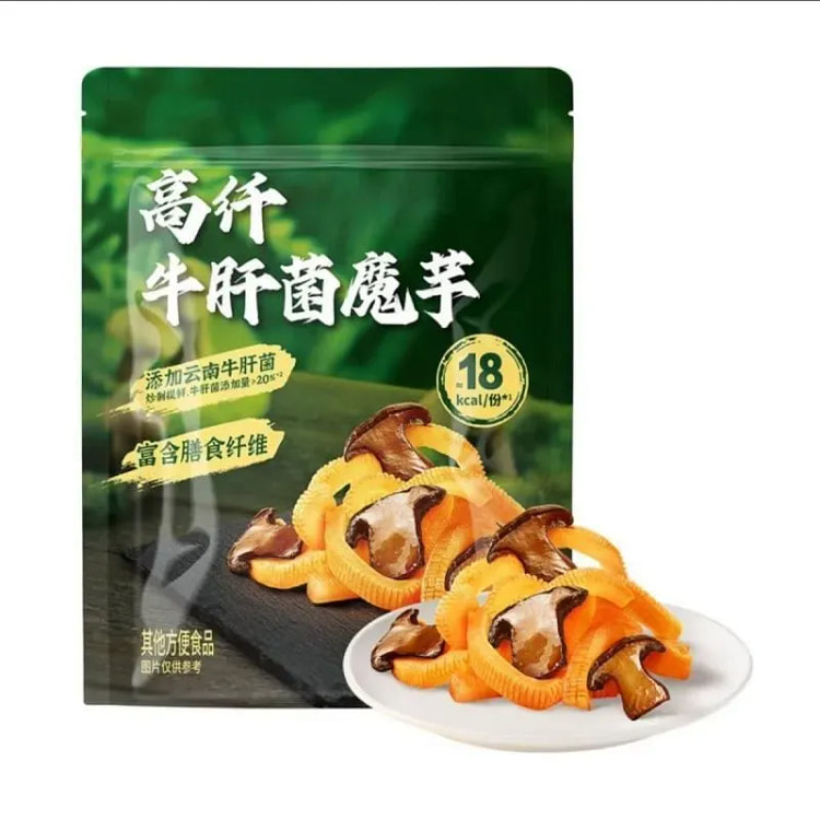 Konjac Snack with High Fiber and Porcini Mushrooms 180 g