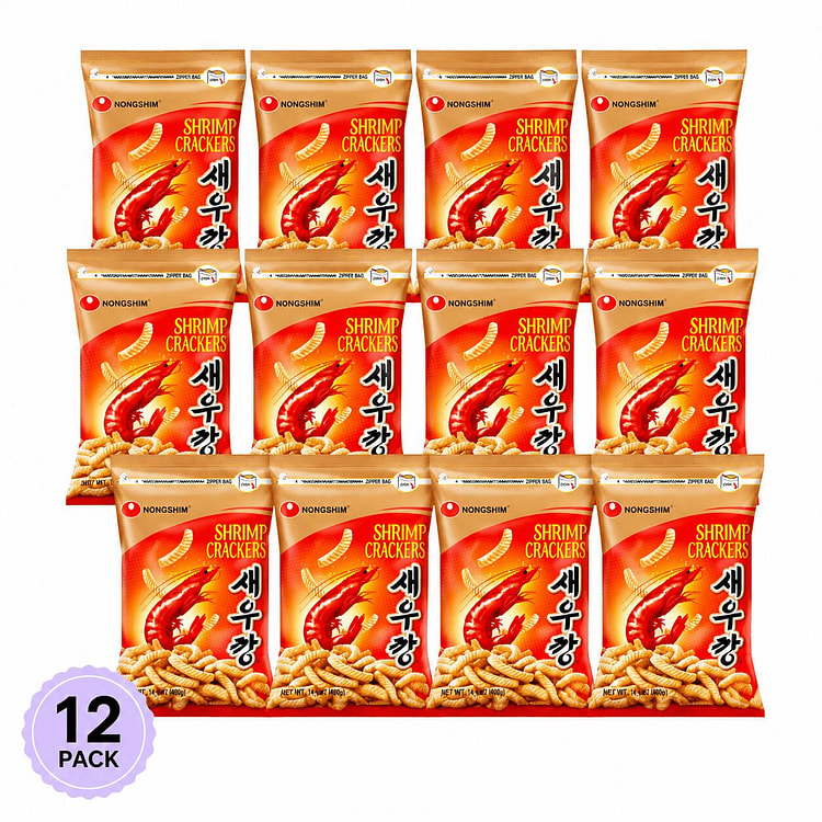 Nongshim Jumbo Shrimp Crackers 12 pack 14.1 oz