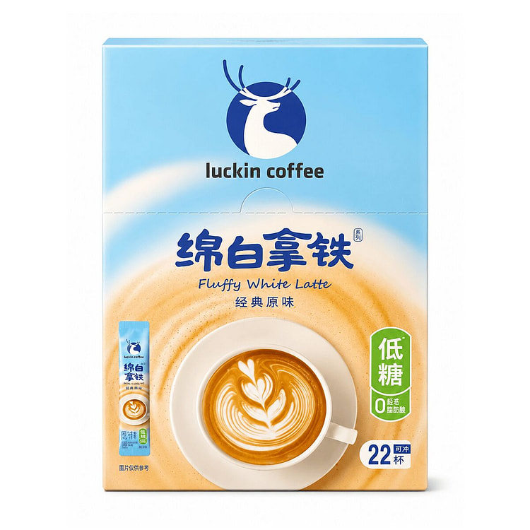 LUCKIN Fluffy White Latte 15 g*22 pack