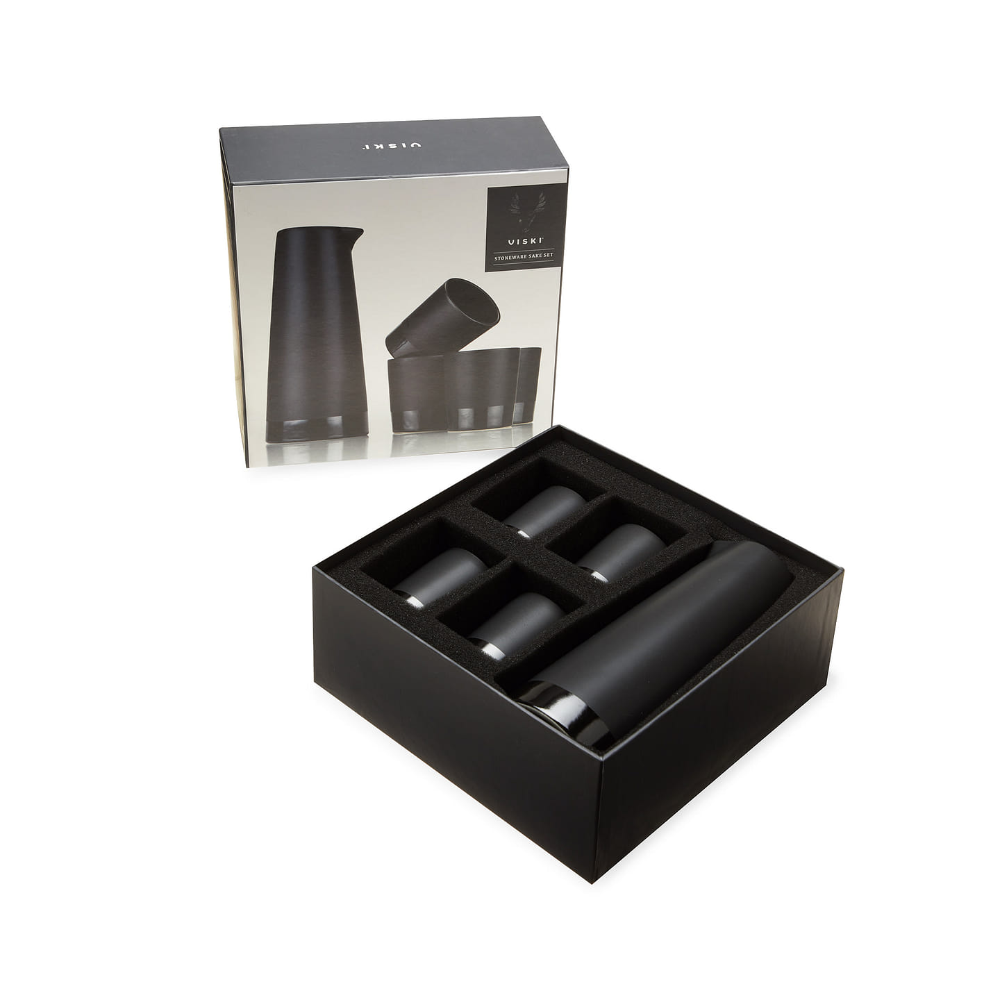 5-Piece Stoneware Sake Set by Viski® 5 each