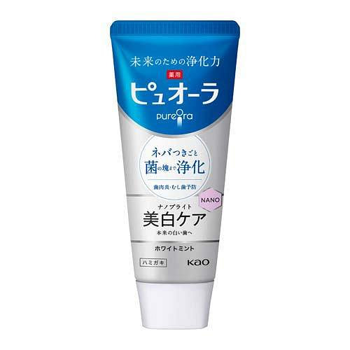 Kao PureOra Nano Whitening Toothpaste Mild Mint 115g