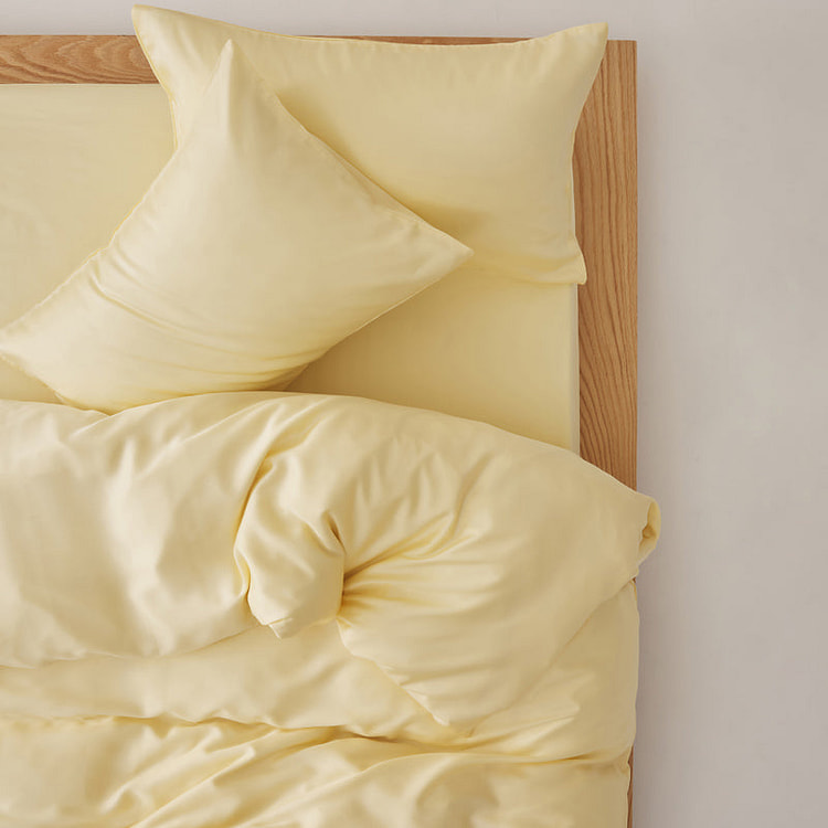 Aurora Tencel Bedding Set Yellow-Queen 2000 g