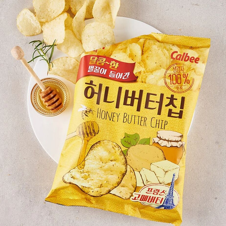 韩国进口海太蜂蜜黄油薯片卡60*3