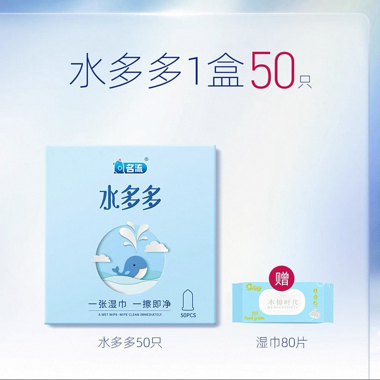 Mingliu Shuiduoduo Ultra-Lubricated Condom