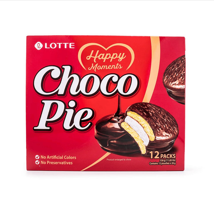 Lotte Choco Pie 28g x 12 Packs 1 box