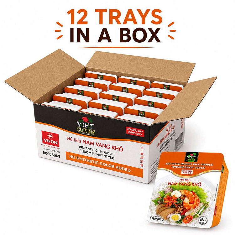 [12-TRAY] VIETCUISINE Dry Mix Rice Noodle 3.85 oz*12 counts
